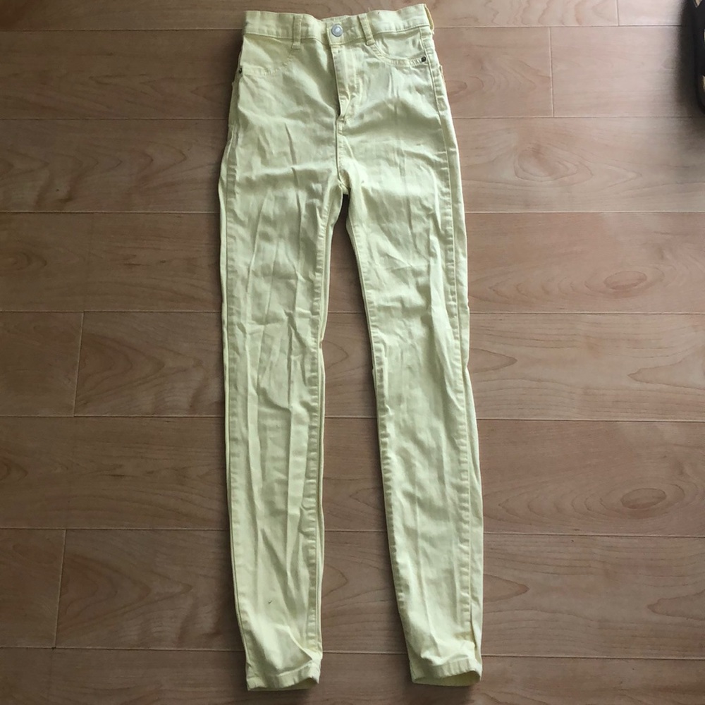Pull and bear high rise skinny jeans